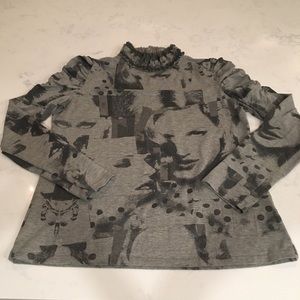 Alison Sheri long sleeve graffiti t-shirt, EUC